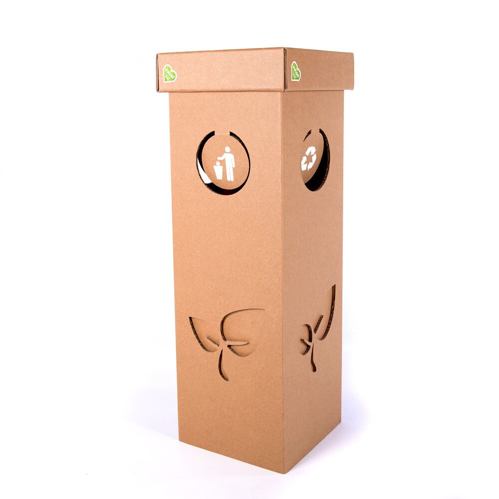 2 Masă înaltă pentru evenimente, cu coș de reciclare încorporat - imagine 1