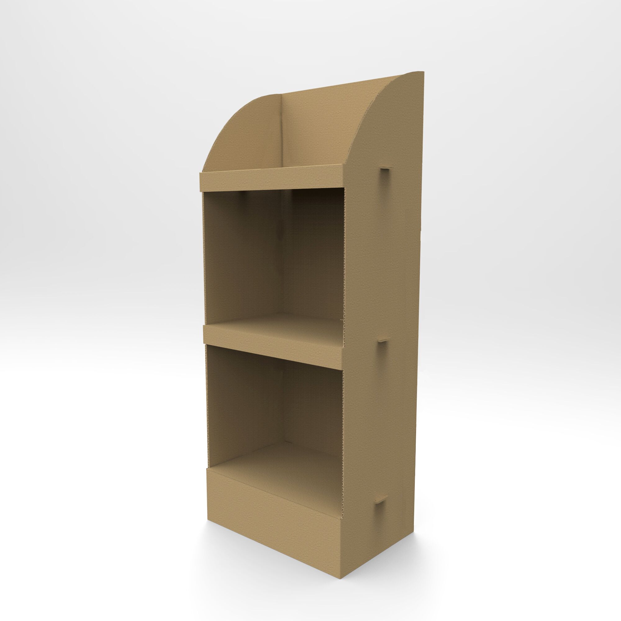 Stand din carton Double ONE - Natur - imagine 1