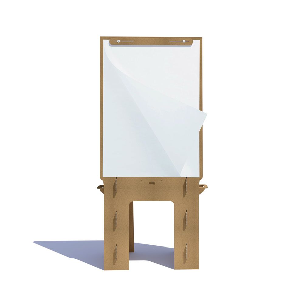 Principal-flipchart Flipchart ecologic din carton - dublă față - 70 x 100 cm - imagine 1